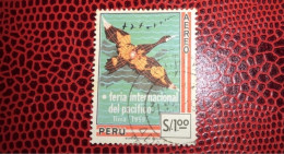 PÉROU PERU 1959 1v Oblitere Hinged Mi 594 Ucello Oiseau Bird Pájaro Vogel - Patos