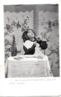 CE12.Vintage French Postcard. Child Smoking Like Dad - Cartes Humoristiques