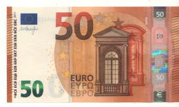 50 EURO  Germany   DRAGHI  W 008 H2   WA8618231989   / FDS - UNC - 50 Euro