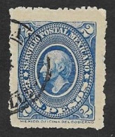 SE)1884 MEXICO, HIDALGO 2P SCT161, USED - Mexico