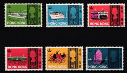 Hongkong 232-237 Postfrisch Schiffe #JH190 - Autres & Non Classés