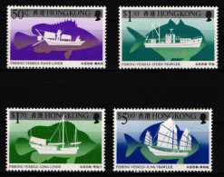 Hongkong 491-494 Postfrisch Schiffe #JH191 - Autres & Non Classés