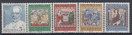 SWITZERLAND 853-857,unused - Cristianismo