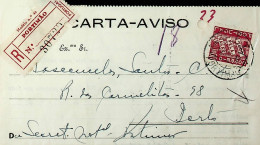 Portugal 1942 Carta Registada De Portimão Para O Porto - Storia Postale