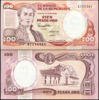 Colombia 100 Pesos Oro. 01.01.1991 Unc. Banknote Cat# P.426e - Colombia