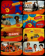 TT33-COLOMBIA PREPAID CARDS - 2007 - USED - OLA - REBELDE,MADAGASCAR - $10.000 - $20.000 - Kolumbien