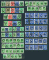 Germany, Soviet Zone 1948, Lot Of 94 Stamps, Incl. 2 Sets MiNr 207-211 - Used - Gebraucht