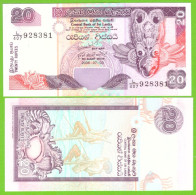 SRI LANKA 20 RUPEES 2006  P-109e UNC - Sri Lanka