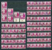 Germany, Soviet Zone 1948, Lot Of 104 Stamps From Set MiNr 212-227 (or DDR 327-341) - Used - Catalog Value 364 Euro - Afgestempeld