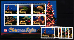 Guernsey 907-912 Und Block 28 Postfrisch Weihnachten #II511 - Guernesey