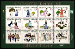 Marshall Inseln 3003-3014 Postfrisch Zusammendruckbogen / Weihnachten #II538 - Marshall Islands