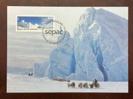 D)2011, EAST GREENLAND, FIRST DAY COVER, ISSUANCE LANDSCAPES DANEBORG STATION, THE SLED PATROL OPERATED BY THE DANISH NA - Otros - América