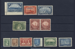 12x Canada Mint Stamps #202-203-204-209-210 Pr 211 To 216 Guide Value = $156.00 - Neufs