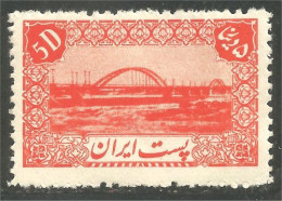 514 Iran 1944 Pont Bridge Brucke Ponte Rivière Karun River MH * Neuf (IRN-214) - Puentes