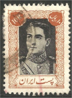 514 Iran 1942 10R Orange Brun Mohamed Riza Pahlavi (IRN-35) - Iran