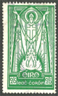 510 Ireland 1943 Saint St Patrick 2sh6p Vert Green (IRL-123b) - Gebraucht
