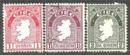 510 Ireland 1922 Map Carte (IRL-112) - Used Stamps