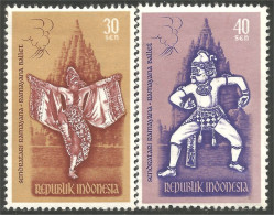 500 Indonesia Ramayana Ballet 30 Sen MH * Neuf CH 40 Sen No Gum Sans Gomme (IDS-129b) - Danse