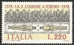 520 Italy Sindone Saint Suaire Holy Shroud Turin Torino MNH ** Neuf SC (ITA-166b) - Archéologie