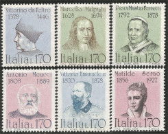 520 Italy Famous Italians Italiens Célèbres MNH ** Neuf SC (ITA-165a) - 1971-80:  Nuevos