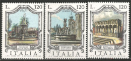 520 Italy 1977 Fontaines Fountains Fontanas MNH ** Neuf SC (ITA-162a) - 1971-80: Mint/hinged