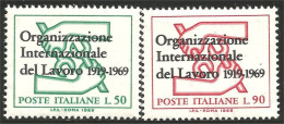 520 Italy ILO OIT Labour Organisation Travail MNH ** Neuf SC (ITA-115a) - 1961-70: Mint/hinged