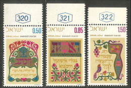 518 Israel Shabuoth Shavuot Raisin Vigne Grape Wine Wein Numbers MNH ** Neuf SC (ISR-84) - Wines & Alcohols