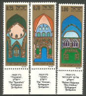 518 Israel Synagogues Jerusalem TABS MNH ** Neuf SC (ISR-73) - Mosquées & Synagogues