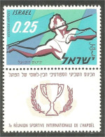 518 Israel Javelot Javelin Jeux Hapoel Games TAB MNH ** Neuf SC (ISR-63) - Other & Unclassified