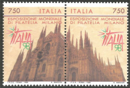 520 Italy Cathédrale Milan Cathedral MNH ** Neuf SC (ITA-305) - Iglesias Y Catedrales