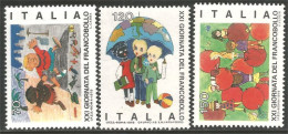 520 Italy Stamp Day Jour Timbre Enfants Children Ballons Balloons MNH ** Neuf SC (ITA-287) - Tag Der Briefmarke