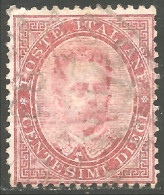 520 Italy 1879 Humbert I 10c (ITA-249) - Oblitérés