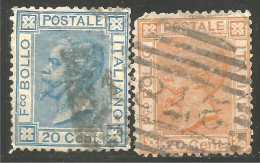 520 Italy 1867-77Victor Emmanuel II (ITA-251) - Used