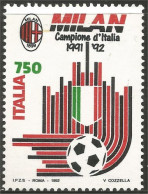 520 Italy Football Soccer Milan Champions MNH ** Neuf SC (ITA-224b) - Nuevos