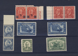10x Canada Mint Stamps #191-192-193-145-190-194 Guide Value = $128.00 - Neufs