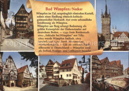 72306714 Bad Wimpfen Marktplatz Kirche Fachwerkhaeuser Turm Bad Wimpfen - Bad Wimpfen