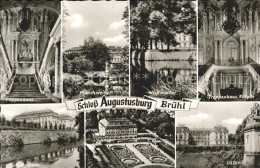 72303335 Bruehl Rheinland Schloss Augustusburg Moenchweiher Treppenhaus Schlossg - Brühl