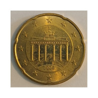 ALLEMAGNE - KM 211 - 20 CENT 2006 J - Hambourg - FDC - Alemania