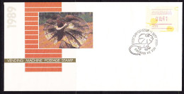 Australia 1989 Frilled Neck Lizard Frama APM21580 First Day Cover - Briefe U. Dokumente