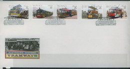 Australia 1989 Tramways APM21690 First Day Cover - Brieven En Documenten