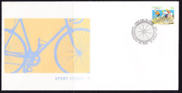 Australia1989 41c Cycling P&S APM21510 First Day Cover - Brieven En Documenten