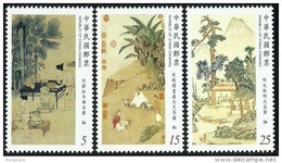 2016  TAIWAN OLD PAINTING STAMP 3V - Ongebruikt