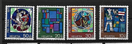 SUISSE 1970 PRO PATRIA  YVERT  N°857/860 NEUF MNH** - Ungebraucht