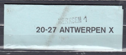 Fragment Van 20-27 Antwerpen X Met Langstempel Merksem 1 - Linear Postmarks