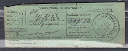 Fragment Van Mechelen 1K Met Langstempel Mechelen 1 - Sello Lineal