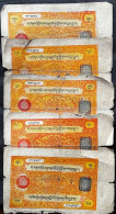 Tibet 25 Srang Notes X 5 Pieces - Sonstige – Asien