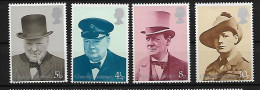 GRANDE-BRETAGNE 1974  CHURCHILL  YVERT  N°735/738 NEUF MNH** - Sir Winston Churchill