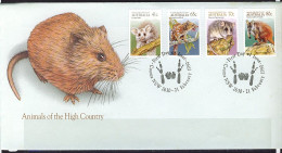 Australia 1990 Animals Of The High Country APM22010 First Day Cover - Covers & Documents