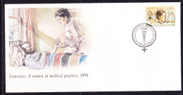 Australia 1990 Women In Medicine APM21970 First Day Cover - Brieven En Documenten