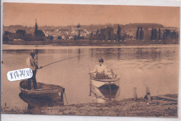 VICHY- PECHE ET CANOTAGE SUR L ALLIER- PANORAMA VERS BELLERIVE - Vichy